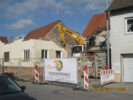 Rückbauarbeiten im Zentrum von Laupheim