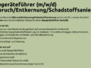 Wir suchen: Baugeräteführer (m/w/d) Abbruch/Entkernung/Schadstoffsanierung